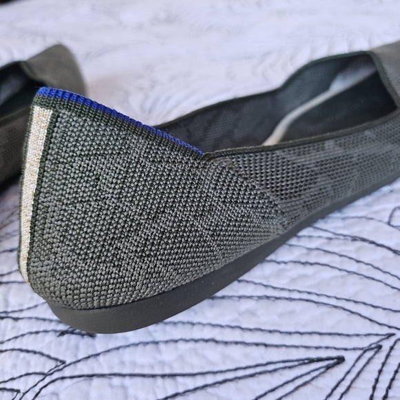 EUC Rothy's The Point Safari Green Giraffe Women’s Size 6.5 - Picture 8 of 16